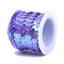 Umweltfreundliche Paillettenperlen aus Kunststoff&nbsp;PVC-Q092-6mm-P24