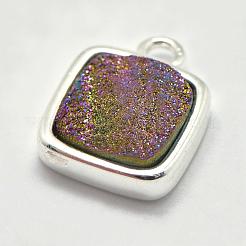 Galvani natürliche druzy Achatanhänger&nbsp;G-P320-03