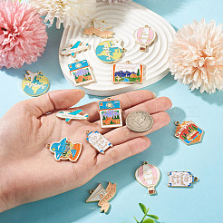 Pendentifs d'émail en alliage&nbsp;FIND-TA0009-93