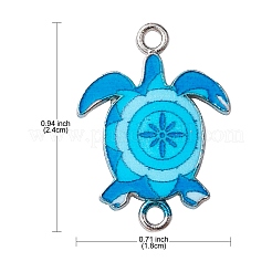 10 stücke 10 farben legierung emaille verbinder charms&nbsp;FIND-YW0003-97