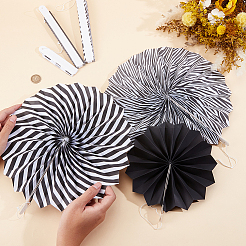 6 stücke papier fans blume für hochzeit geburtstag karneval willkommen party dekorationen&nbsp;AJEW-GF0013-45B