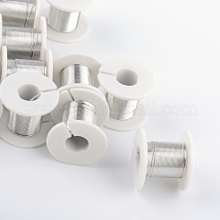 Fil de bijoux en cuivre rond&nbsp;CWIR-R002-0.4mm-01