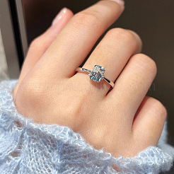 925 Fingerring aus Sterlingsilber mit Zirkonia&nbsp;FS-WGFD4D7-01