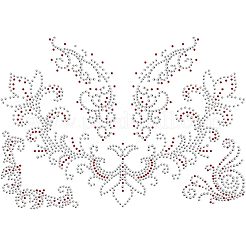 Glas Hotfix Strass&nbsp;DIY-WH0303-043