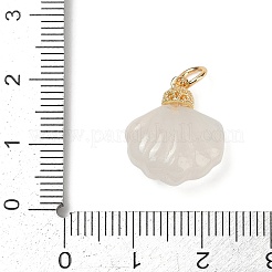 Natürlichen weißen Achat Anhänger&nbsp;LS-KK-Z094-04G-02