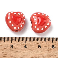 Perles en porcelaine émaillée faites à la main&nbsp;PORC-G016-03J
