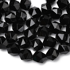 Fili di perline di onice nero naturale&nbsp;G-Z119-A04-03