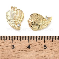 Pendentifs avec zircon cubiques à micro-pavés en laiton&nbsp;KK-A291-23G