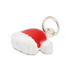 Weihnachtsmotive Legierung Emaille Anhänger&nbsp;FIND-I063-01D