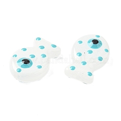 Peinture cuite perles d'émail en verre&nbsp;LAMP-D303-04I
