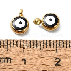 Placcatura ionica (ip) vero oro 18k placcato 201 ciondoli in acciaio inossidabile&nbsp;STAS-L024-020G-06