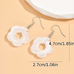 Boucles d'oreilles avec pdentif en acrylique&nbsp;FS-WG6208F-01