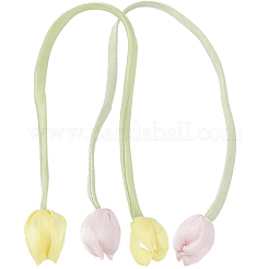 12 stücke 2 arten tuch doppel-kopf tulpe ornament zubehör&nbsp;FIND-CY0001-40