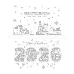297 x statische Weihnachtsaufkleber aus PVC.&nbsp;DIY-TA0014-49B