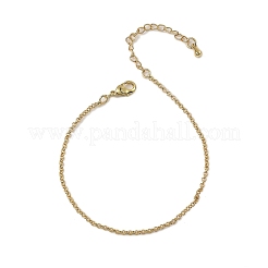 Bracciali in ottone con catena rolo per donna&nbsp;BJEW-G735-05G