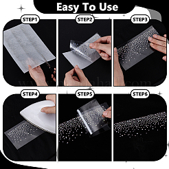 Glitzer Hotfix Glas Strass&nbsp;DIY-WH0750-295