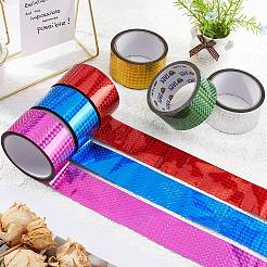 50 m laserglänzende dekorative Klebebänder aus Bopp-Kunststoff für Scrapbooks&nbsp;AJEW-WH20002-57B-04