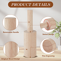 Tassenformen aus Holz&nbsp;WOOD-WH0029-89A