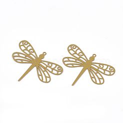 Pendentifs en filigrane d'acier inoxydable 430&nbsp;X-STAS-T042-08D