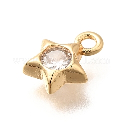 Ottone micro spianare fascino zirconi&nbsp;KK-C085-23G