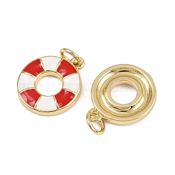 Messing Emaille Anhänger / charms&nbsp;KK-L240-29G-02