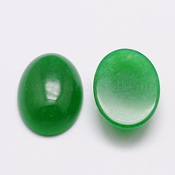 Oval natürliche Malaysia Jade cabochons&nbsp;X-G-K020-18x13mm-11