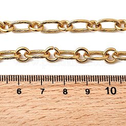 Halsketten mit ovalen Gliedern aus 304 Edelstahl für Damen und Herren&nbsp;NJEW-A054-01G