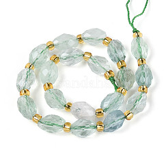 Verde naturale fluorite perline fili&nbsp;G-N342-53-8x6-12