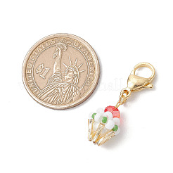 Decorazioni pendenti con perline di semi di vetro&nbsp;HJEW-MZ00188-06