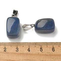 Anhänger aus natürlichem blauem Aventurin (gefärbt und erhitzt)&nbsp;G-Z067-03P-06