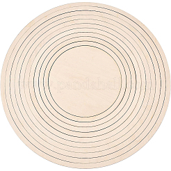 Unfertige runde formen aus Lindenholz&nbsp;DIY-WH0292-49