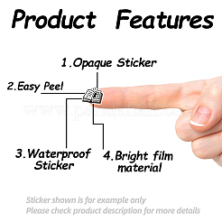 Selbstklebende dekorative Aufkleber aus Papier&nbsp;DIY-WH0562-136