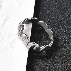 Herz 304 Edelstahl Fingerring&nbsp;RJEW-C125-01P
