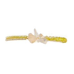 Braccialetti di perline intrecciate in vetro bicono sfaccettato con perline di vetro rotonde&nbsp;BJEW-MZ00164-04