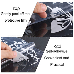 PVC-Cartoon-selbstklebende Autoaufkleber&nbsp;STIC-WH0004-14B
