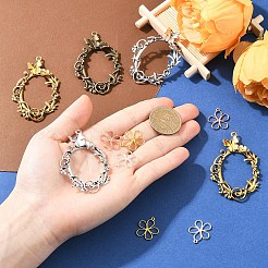 12 pièces 6 styles pendentifs en alliage de style tibétain&nbsp;FIND-YW0010-81