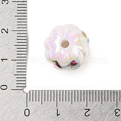 Perline acriliche con placcatura UV di Halloween&nbsp;OACR-M013-08A-04