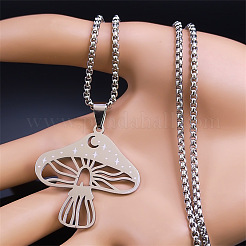 Colliers avec pendentif en forme de champignon&nbsp;LS-NJEW-K283-34P