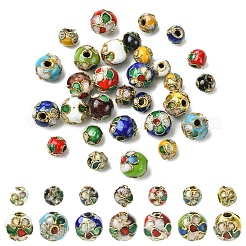 15 Stück handgefertigte Cloisonné-Perlen&nbsp;CLB-YW0001-01A