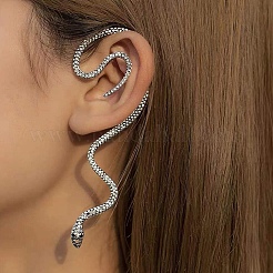 Boucles d'oreilles manchette serpent en alliage pour fille femme cadeau&nbsp;PW-WG3494F-02