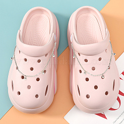 6 chaîne de chaussures en alliage de strass de 3 styles&nbsp;FIND-CP0001-38