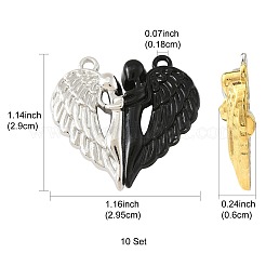 10 Satz magnetische Anhänger aus sprühlackierter Legierung&nbsp;FIND-FS0004-25