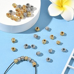 20 pièce de perles d'espacement en fil tressé en laiton&nbsp;KK-YW0002-25G
