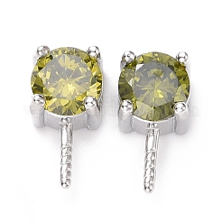 925 molletta in argento sterling placcato rodio&nbsp;STER-D035-47P-09