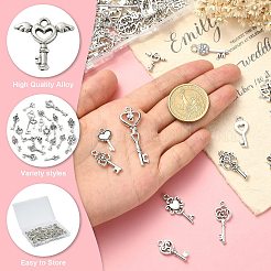 Set di pendenti in lega stile tibetano da 100 pezzo&nbsp;TIBEP-CJ0003-19