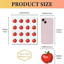 8 foglio di adesivi per foto autoadesivi impermeabili in plastica&nbsp;DIY-WH0428-116