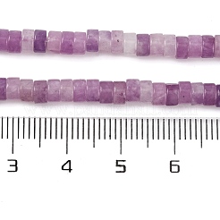 Natürliche Lepidolith / lila Glimmer Steinperlen Stränge&nbsp;G-NH0001-F04-01
