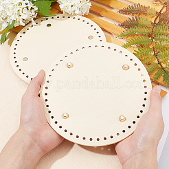 Fond de sac rond plat en cuir pu&nbsp;FIND-PH0016-001I