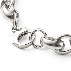 Anlaufgeschützte Rolo-Kettenarmbänder aus 304er Edelstahl für Damen&nbsp;BJEW-JB06673-01