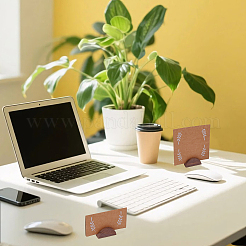 50 Stück Holzsockel für Tischkarten&nbsp;AJEW-WA0003-36